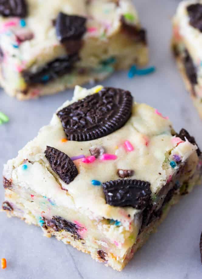 Funfetti Oreo Bars Sugar Spun Run